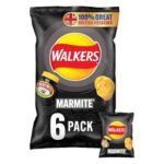 Walkers Marmite Multipack Crisps 6 x 25g