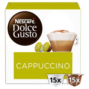 Nescafe Dolce Gusto Cappuccino Coffee Pods 15+15s