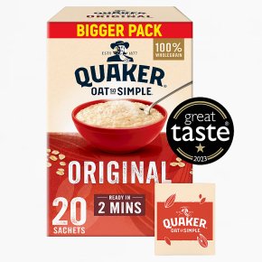 Quaker Oat So Simple Family Pack Original Porridge Sachets