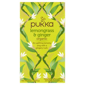Pukka Lemongrass & Ginger 20 Herbal Tea Sachets