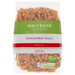 Waitrose Wholewheat Fusilli