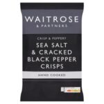 Waitrose Sea Salt & Cracked Black Pepper Crisps