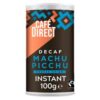 CaféDirect Fairtrade Machu Picchu Decaff Instant Coffee 100g