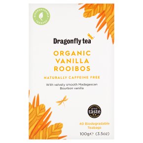 Dragonfly Tea Organic Vanilla Rooibos 40 Tea Bags