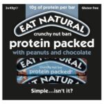 Eat Natural bars protein packed with peanuts & chocolate