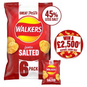 Walkers Less Salt Lightly Salted Multipack Crisps
