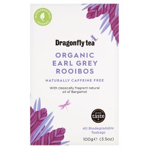 Dragonfly Tea Organic Earl Grey Rooibos 40 Tea Bags
