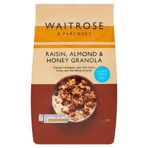 Waitrose Raisin, Almond & Honey Granola