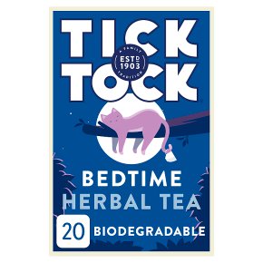 Tick Tock Wellbeing Bedtime 20 Tea Bags 36g
