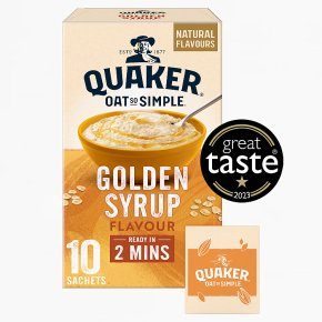 Quaker Oat So Simple Golden Syrup Porridge Sachets 360g