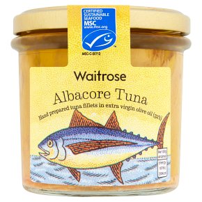 Waitrose albacore tuna in extra virgin olive oil