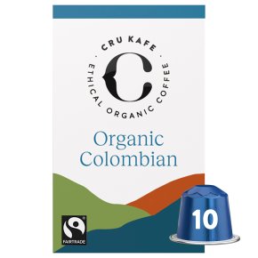CRU Kafe Organic Colombian Capsules 10s