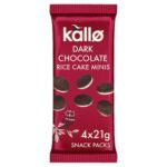 Kallo Belgian Dark Chocolate Rice Cake Minis