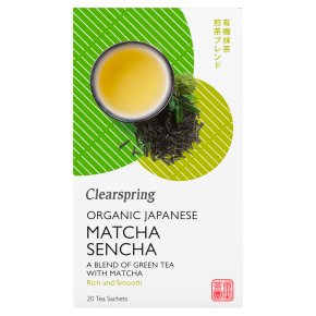 Clearspring Organic Matcha Sencha 20 Tea Sachets