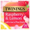 Twinings Raspberry and Lemon Fruit Tea Bags 20
