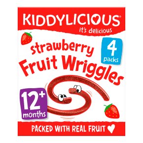 Kiddylicious Fruit Wriggles Strawberry