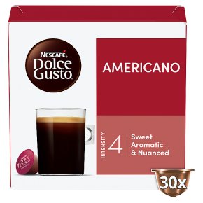 Nescafe Dolce Gusto Cafe Americano Coffee Pods 30s