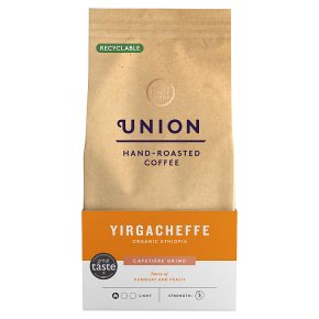 Union Coffee Yirgacheffe Ethiopia Cafetière Grind