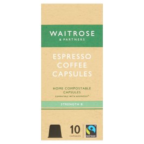 Waitrose Espresso Coffee Capsules 10s