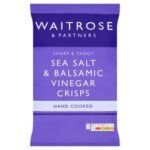 Waitrose Sea Salt & Balsamic Vinegar Crisps