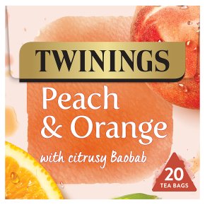 Twinings Peach and Orange Fruit Tea Bags 20