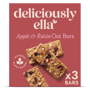 Deliciously Ella Gluten Free & Vegan Apple, Raisin Oat Bars