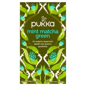 Pukka Mint Matcha Green 20 Green Tea Sachets