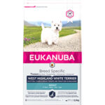 Eukanuba Breed Specific West Highland Terrier Dry Adult Dog Food Chicken 2.5kg