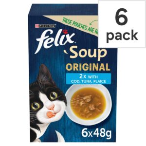 Felix Cat Food Soup Fish Selection 288G 6 Pack