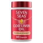 Seven Seas Cod Liver Oil Max Strength With Vitamin D 60 Capsules