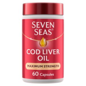Seven Seas Cod Liver Oil Max Strength With Vitamin D 60 Capsules