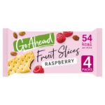 Go Ahead Fruit Slices Raspberry 4 Pack 174G