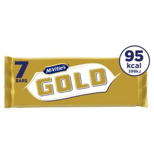 Mcvitie's Gold Biscuit Bars 7 Pack 124G