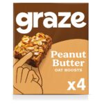 Graze Protein Oat Boosts Peanut Butter Flapjacks 4X 30G