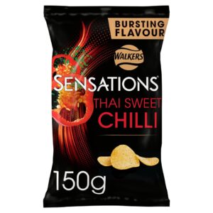 Walkers Sensations Thai Sweet Chilli Sharing Bag Crisps 150g