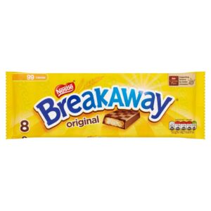 Breakaway Milk Chocolate Biscuit Bar Multipack 8 Pack