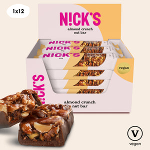 Nick's Nut bar Almond crunch 12 x 40g