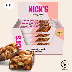 Nick's Nut bar Peanut crunch 12 x 40g