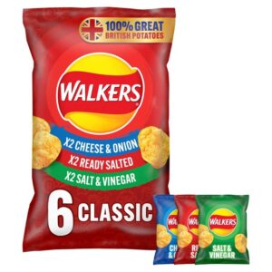 Walkers Classic Variety Multipack Crisps 6 Pack