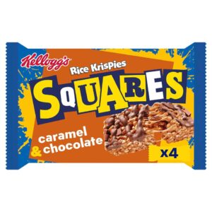 Kellogg's Rice Krispies Squares Curious Caramel & Chocolate Bars 4x36g