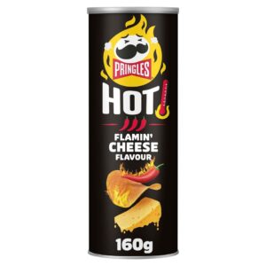 Pringles Hot Flamin' Cheese Flavour Crisps 160g