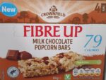 Crownfield Fibre Up Bars Assorted - Milk Chocolate Popcorn Bars